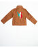 Image #3 - Rodeo Clothing Boys' Mexico Flag Waterproof Softshell Jacket , Cognac, hi-res