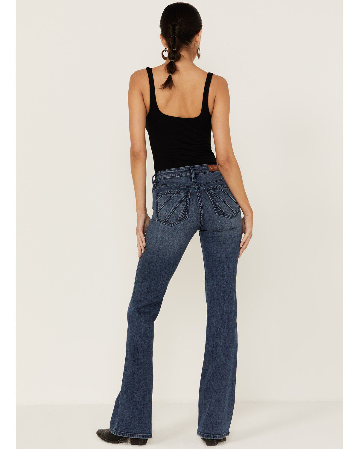 Image #3 - Shyanne Women's  Mr. Dreamer Mid Basic Bootcut Jeans, , hi-res