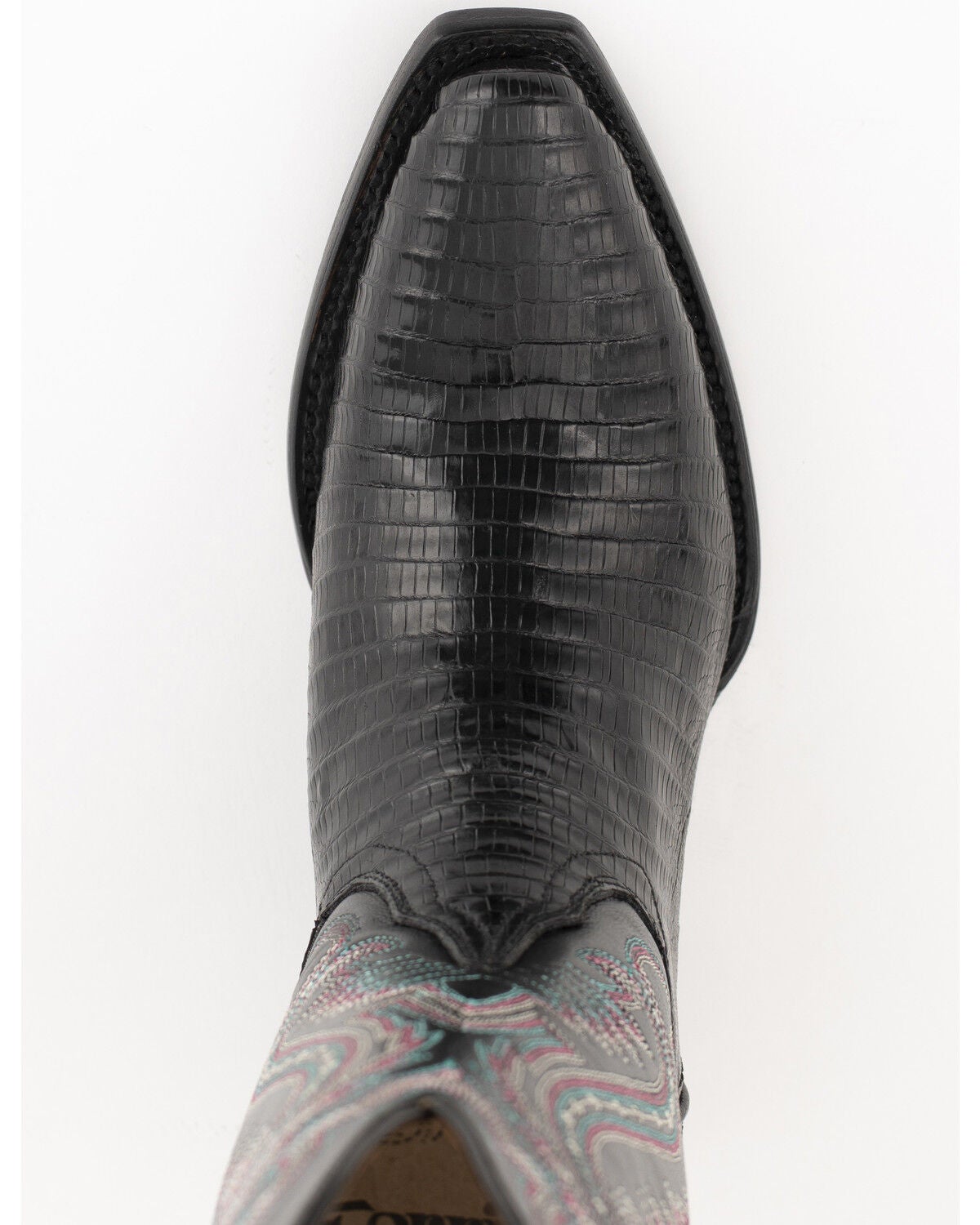 Image #5 - Ferrini Women's Lizard Western Boots - Snip Toe, , hi-res