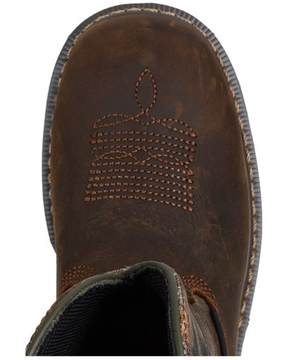 Image #4 - Skechers X John Deere Boys' Moss Burrow Waterproof Boots - Round Toe, Camouflage, hi-res
