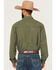 Image #4 - Cinch Men's Solid Long Sleeve Button-Down Performance Stretch Western Shirt, Green, hi-res