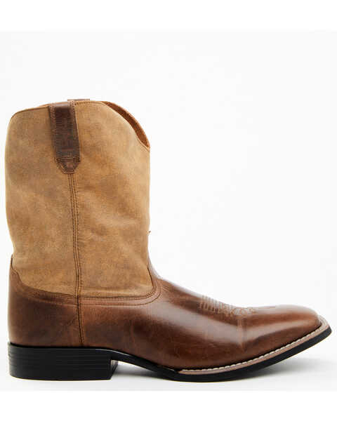 Image #2 - Smoky Mountain Men's Waylon Western Boots - Square Toe, Brown, hi-res