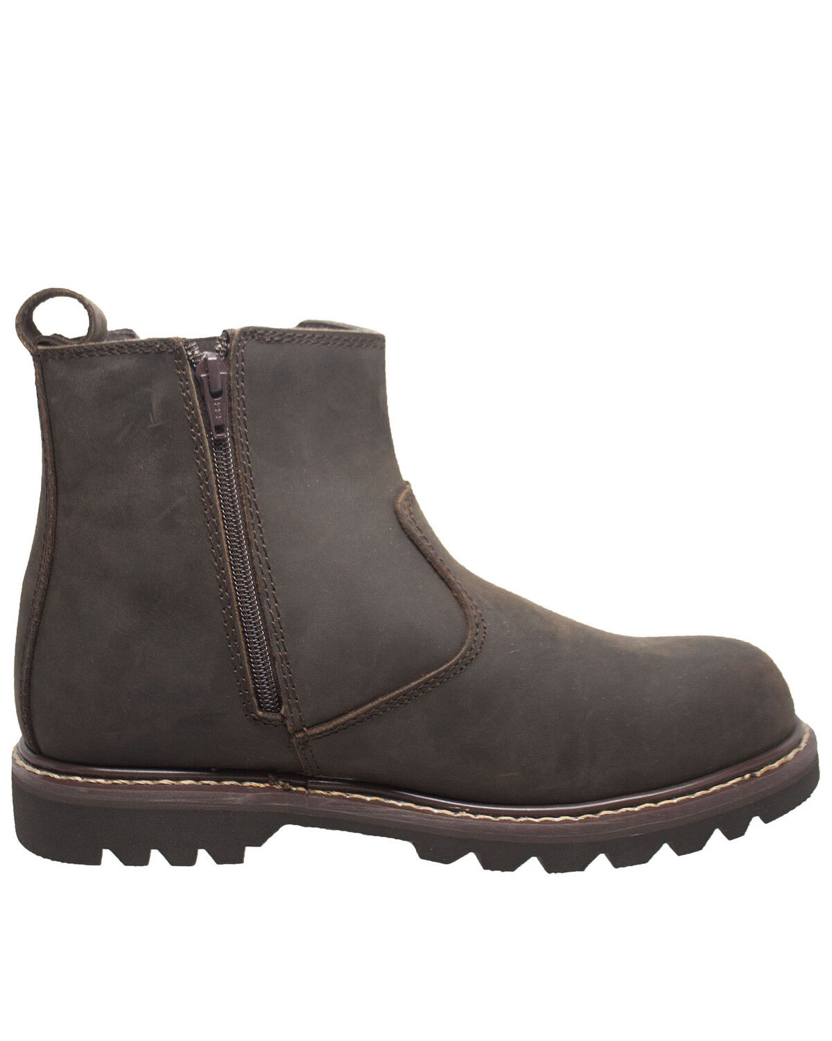 Image #2 - Ad Tec Men's Australian Ankle Work Boots - Soft Toe, Brown, hi-res