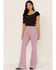 Image #1 - Idyllwind Women's Dusty High Rise Flare Jeans, Mauve, hi-res