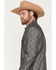 Image #2 - Moonshine Spirit&reg; Men's Steel Drum Bobby Paisley Print Long Sleeve Snap Western Shirt, Grey, hi-res