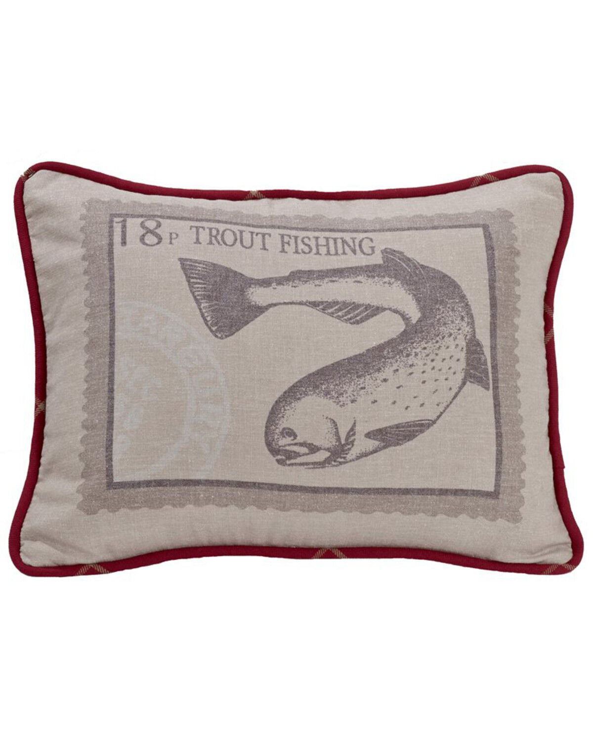 Image #1 - HiEnd Accents South Haven Trout Throw Pillow, Multi, hi-res