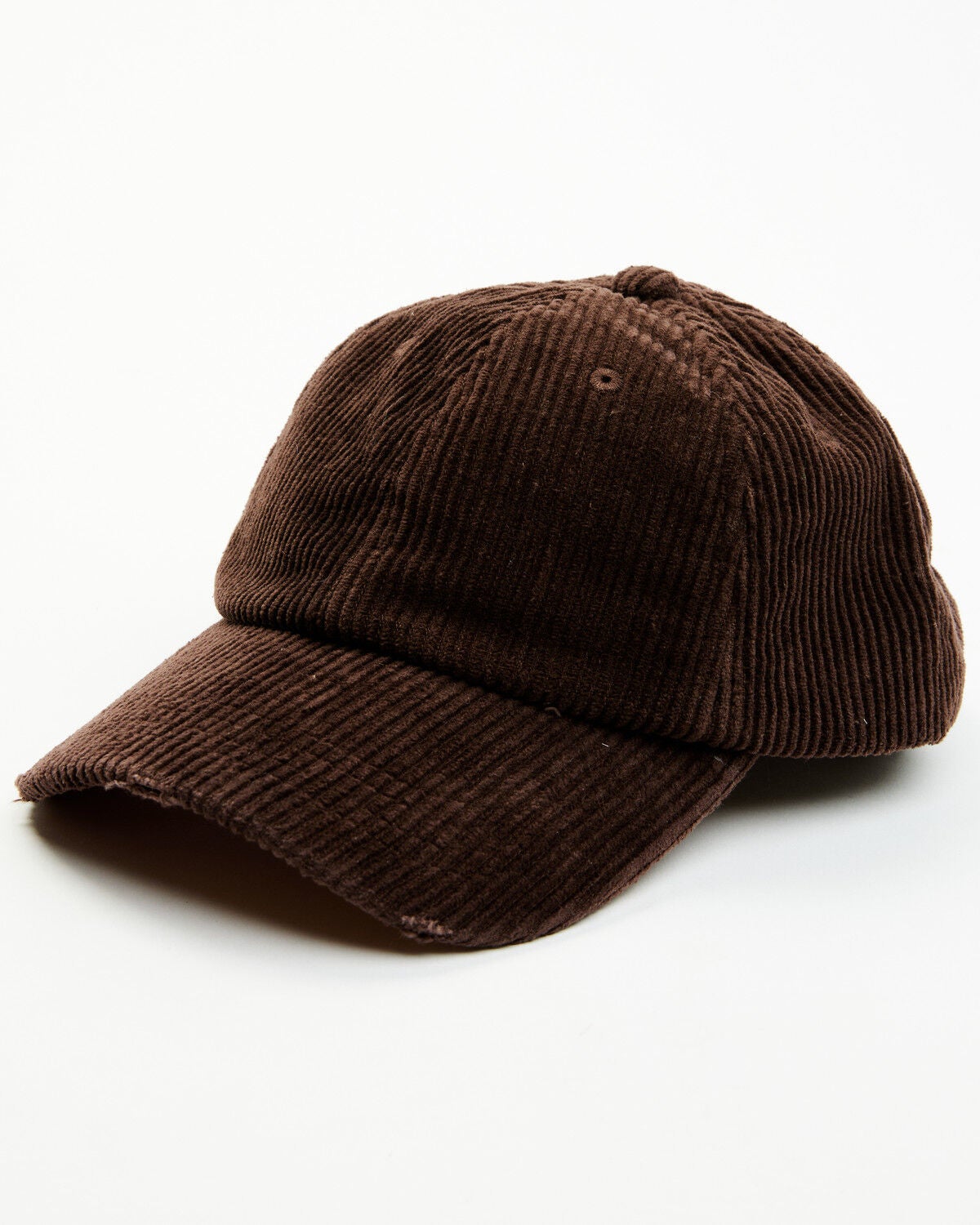 Cleo + Wolf Women's Solid Corduroy Ball Cap, Brown, hi-res
