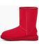 Image #3 - Ugg Women's Classic Short II Pull On Boots - Round Toe, Red, hi-res