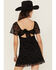 Image #4 - Originality Women's Emma Novelty Fabric Mini Dress, Black, hi-res