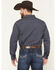 Image #4 - Gibson Trading Co Men's Zig Zag Geo Print Long Sleeve Button-Down Western Shirt - Big, Navy, hi-res
