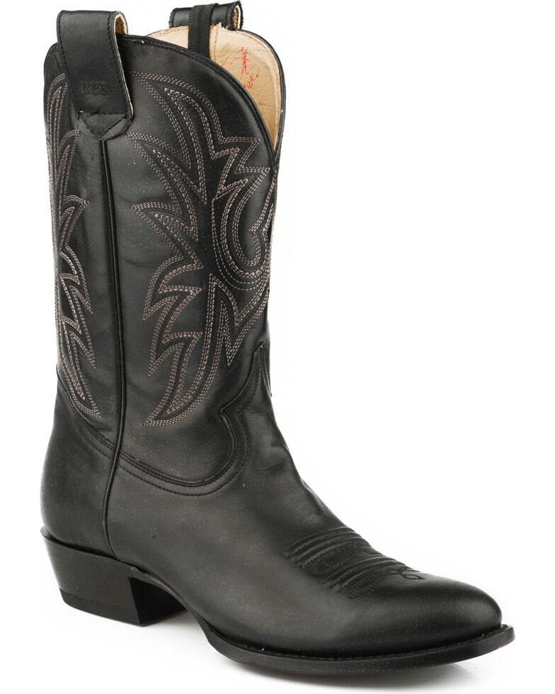 Roper Men's Sidewinder Conceal Carry Cowboy Boots - Narrow Round Toe, Black, hi-res