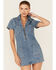Image #1 - Show Me Your Mumu Women's Denim Mini Dress, Blue, hi-res