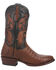 Image #2 - Dan Post Men's Socrates Caiman Exotic Western Boots - Round Toe, Medium Brown, hi-res
