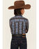 Image #4 - Ely Walker Boys' Southwestern Print Long Sleeve Snap Western Shirt, Blue, hi-res