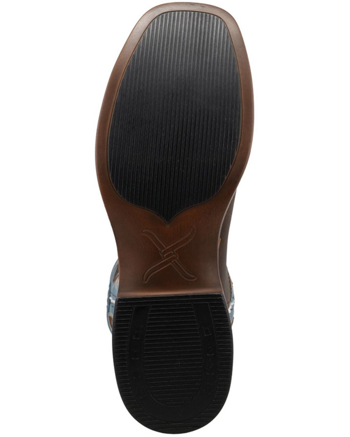 Image #7 - Twisted X Men's Top Hand Tall Performance Western Boots - Broad Square Toe, Dark Brown, hi-res