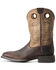 Ariat Men's Sport Ranger Barley Western Boots - Wide Square Toe, Brown, hi-res