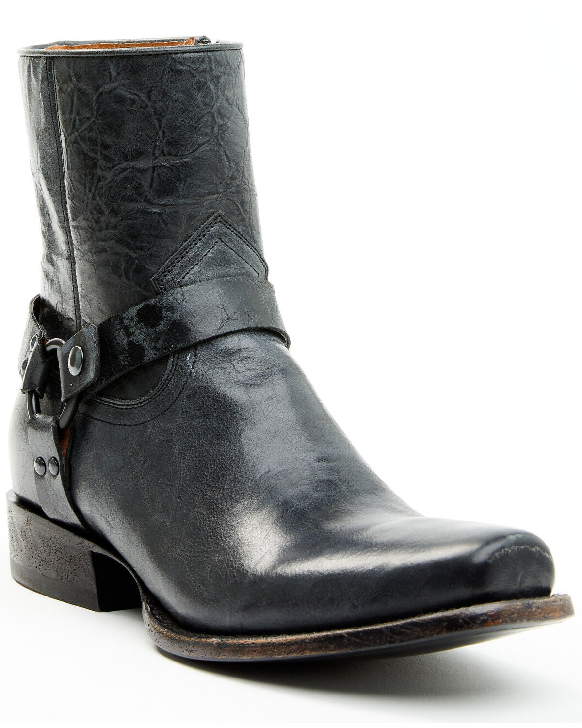 Moonshine Spirit&reg; Men's Pancho Harness Western Boots - Square Toe, Black, hi-res