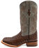 Image #3 - Ferrini Men's Caiman Croc Print Western Boots - Broad Square Toe, Rust, hi-res