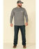 Image #3 - Carhartt Men's M-FR Midweight Signature Logo Long Sleeve Work Shirt - Big , Grey, hi-res