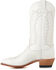Image #3 - Old West Women's Western Boots - Round Toe, White, hi-res