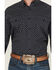 Image #3 - Roper Men's Amarillo Geo Print Long Sleeve Button-Down Western Shirt, Black, hi-res