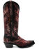 Image #2 - Ferrini Women's Masquerade Western Boots - Snip Toe, Red, hi-res