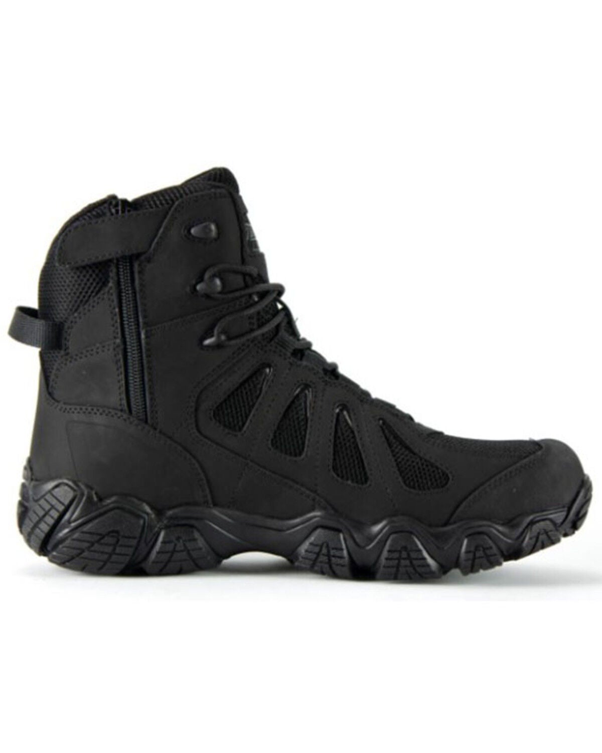 Thorogood Men's 6" Crosstrex Side Zip BBP Waterproof Work Boots - Soft Toe, Black, hi-res