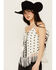 Image #2 - Idyllwind Women's Sunnett Embroidered Fringe Hanky Hem Tank, Ivory, hi-res