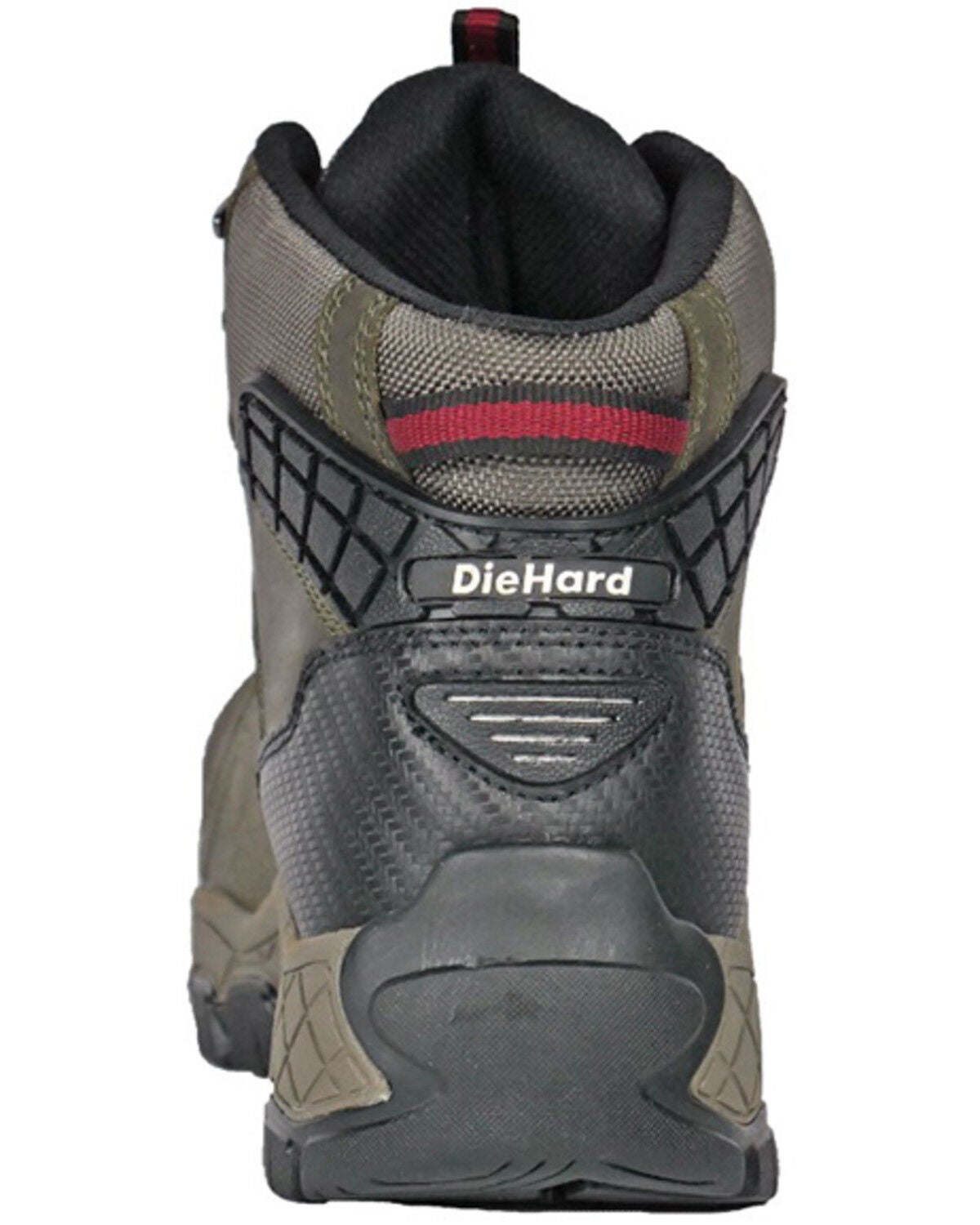 Image #5 - Die Hard Men's Comet 6" Lace-Up Work Boots - Composite Toe, Olive, hi-res
