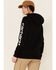 Image #5 - Carhartt Women's Clarksburg Graphic Sleeve Pullover Sweatshirt, Black, hi-res