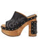 Image #3 - Dingo Women's Free Spirit Wooden Sandals, Black, hi-res