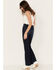 Image #3 - Shyanne Women's Seamed Back Bootcut Jeans, Dark Wash, hi-res