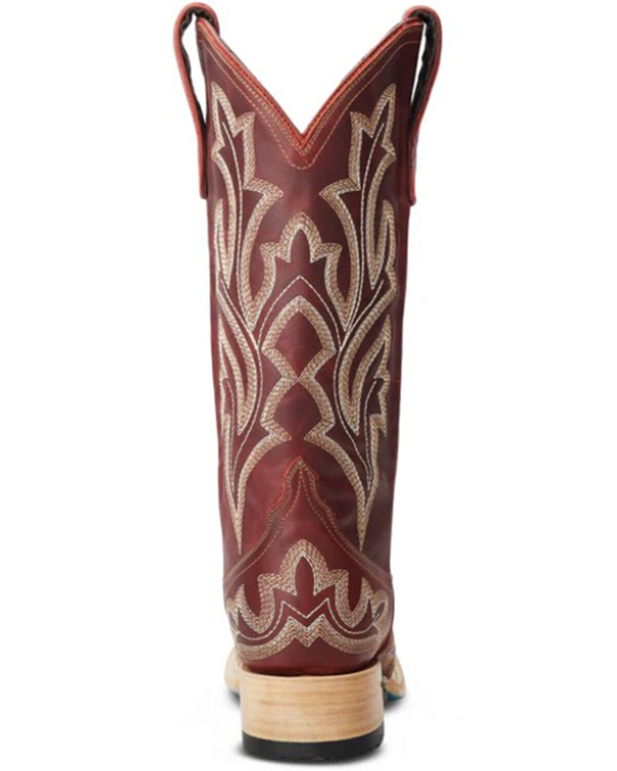 Image #5 - Lane Women's Saratoga Western Boots - Square Toe, Ruby, hi-res