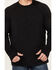 Image #3 - Ariat Men's Rebar Gridwork Long Sleeve Shirt, Black, hi-res