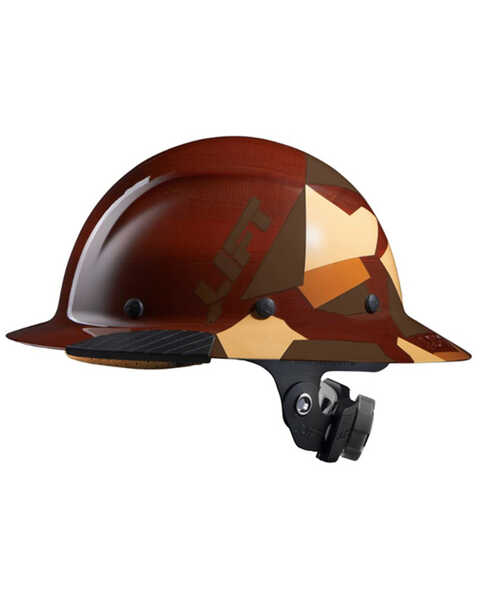 Image #4 - Lift Safety Dax Fifty/50 Desert Camo Full Brim Hard Hat , Brown, hi-res