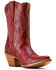 Image #1 - Ariat Women's Julietta Western Booties - Round Toe, Red, hi-res