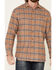 Pendleton Men's Camel Cascade Plaid Long Sleeve Western Shirt , Tan, hi-res