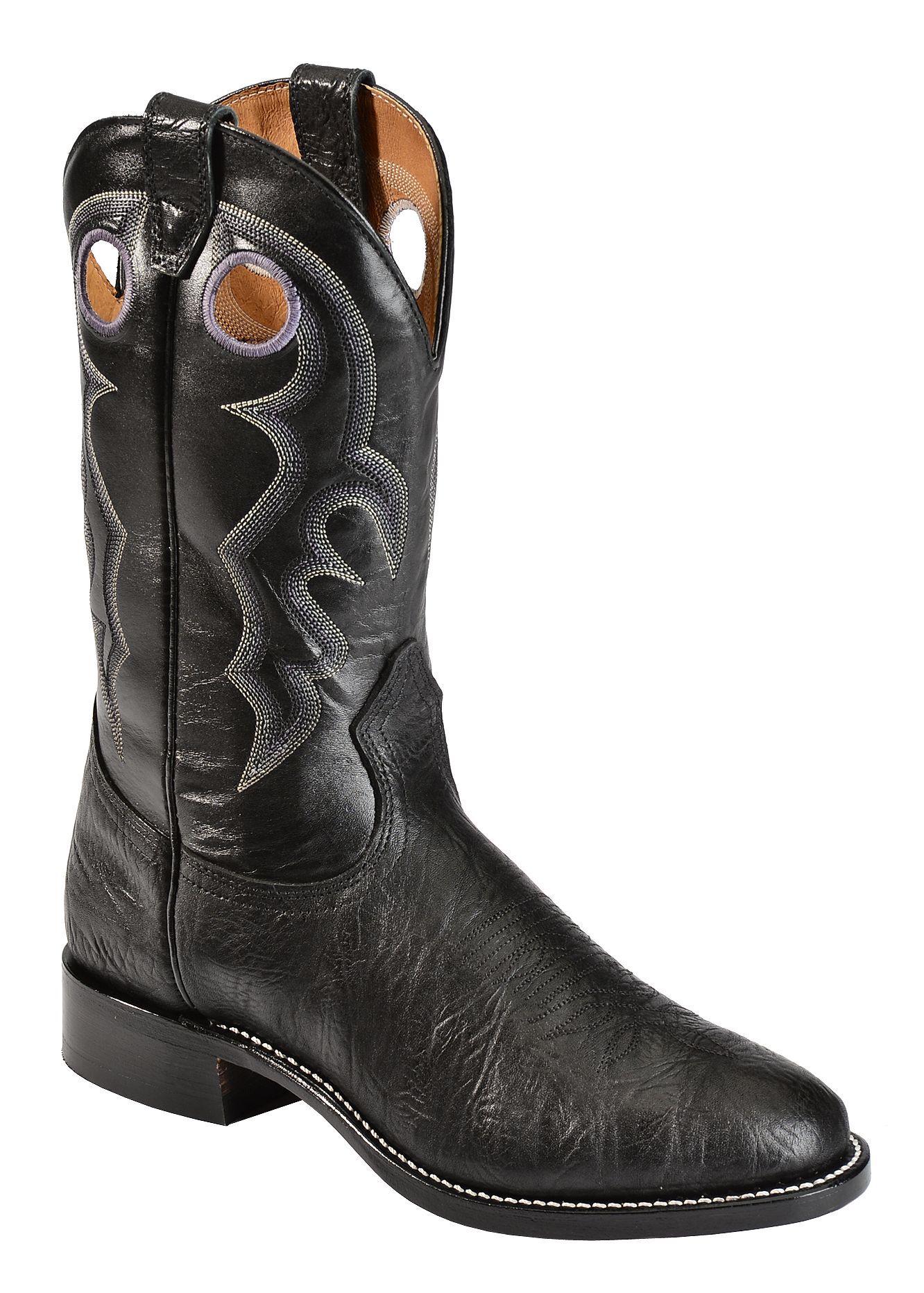 Black roper cowboy boots Clearance