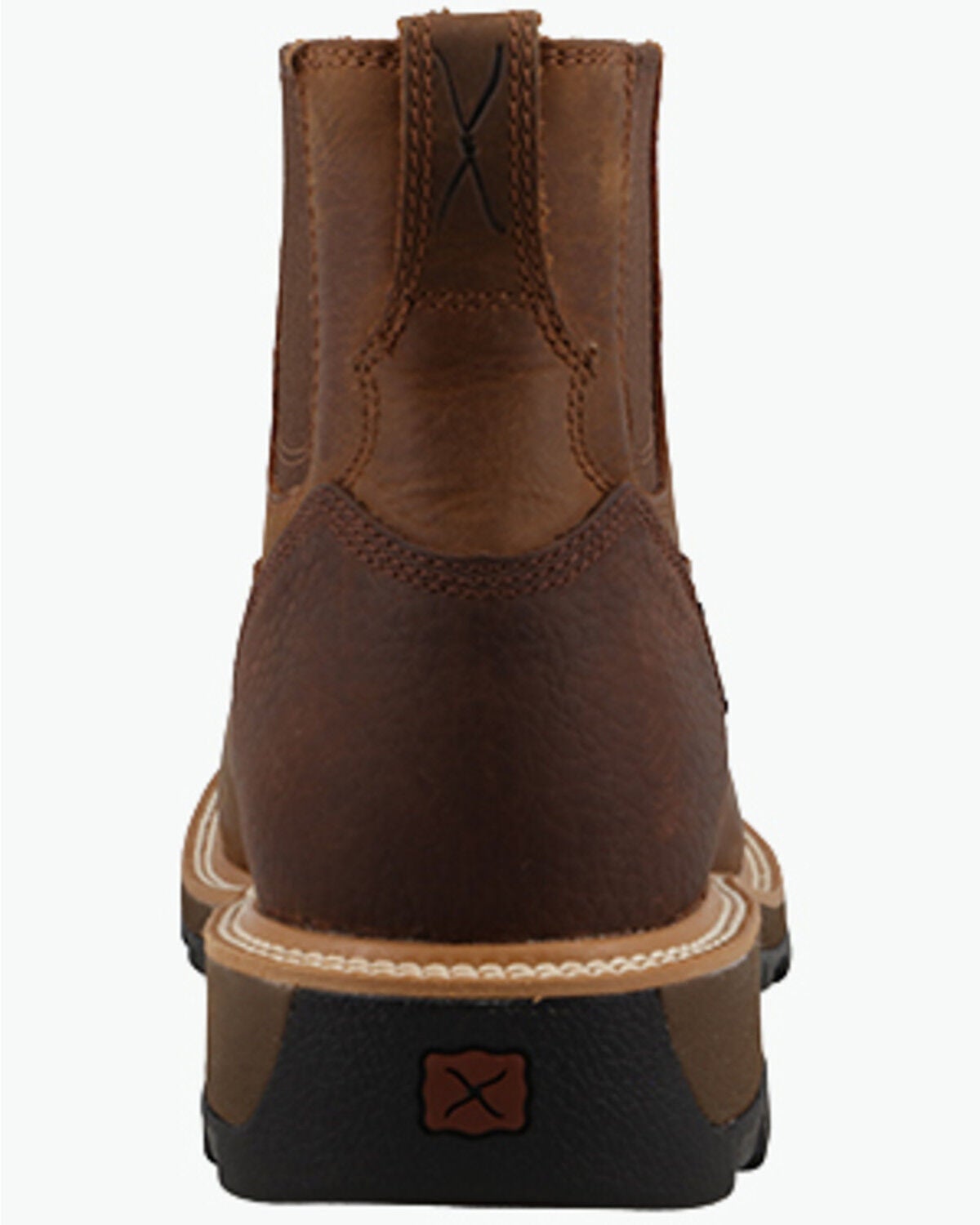 Image #5 - Twisted X Men's 6" Chelsea UltraLite X&trade; Work Boots - Nano Composite Toe, Brown, hi-res