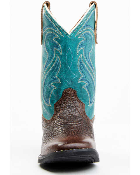 Image #4 - RANK 45® Boys' Connor Western Boots - Broad Square Toe , Blue, hi-res