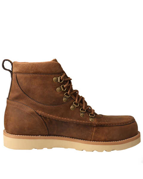 Image #2 - Twisted X Men's 6" Wedge Work Boots - Alloy Toe, Brown, hi-res