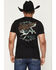 Image #1 - Pendleton Men's Wild Wolf Short Sleeve Graphic T-Shirt, Black, hi-res