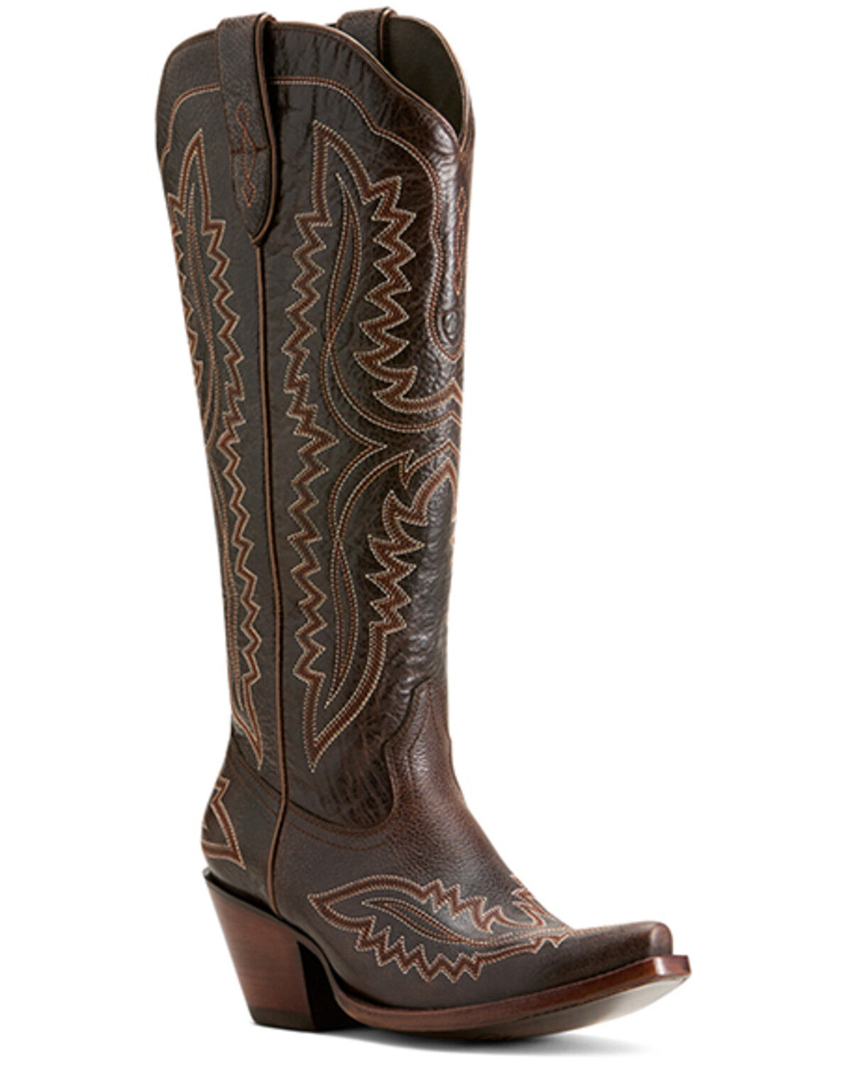 Image #1 - Ariat Women's Casanova Tall Western Boots - Snip Toe, Dark Brown, hi-res