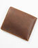 Cody James Men's Brown Distressed Flag Bifold Wallet, Red/white/blue, hi-res