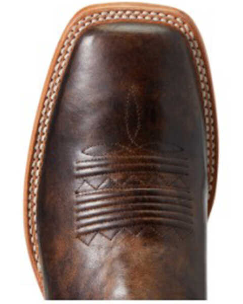Image #4 - Ariat Men's Parada Tek Leather Western Boot - Broad Square Toe , Brown, hi-res