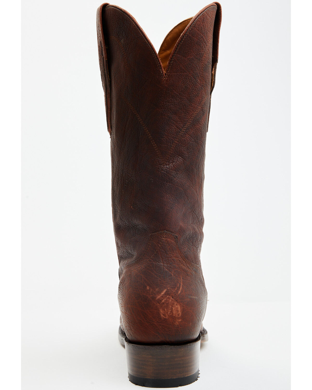 Image #5 - El Dorado Men's Sammy Western Boots - Round Toe, Cognac, hi-res
