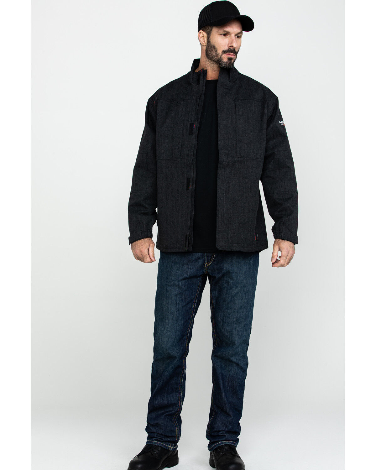 Image #6 - Ariat Men's FR H20 Waterproof Work Parka - Big, Black, hi-res