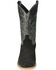 Image #4 - Smoky Mountain Men's Santa Fe Performance Western Boots - Square Toe, Black, hi-res