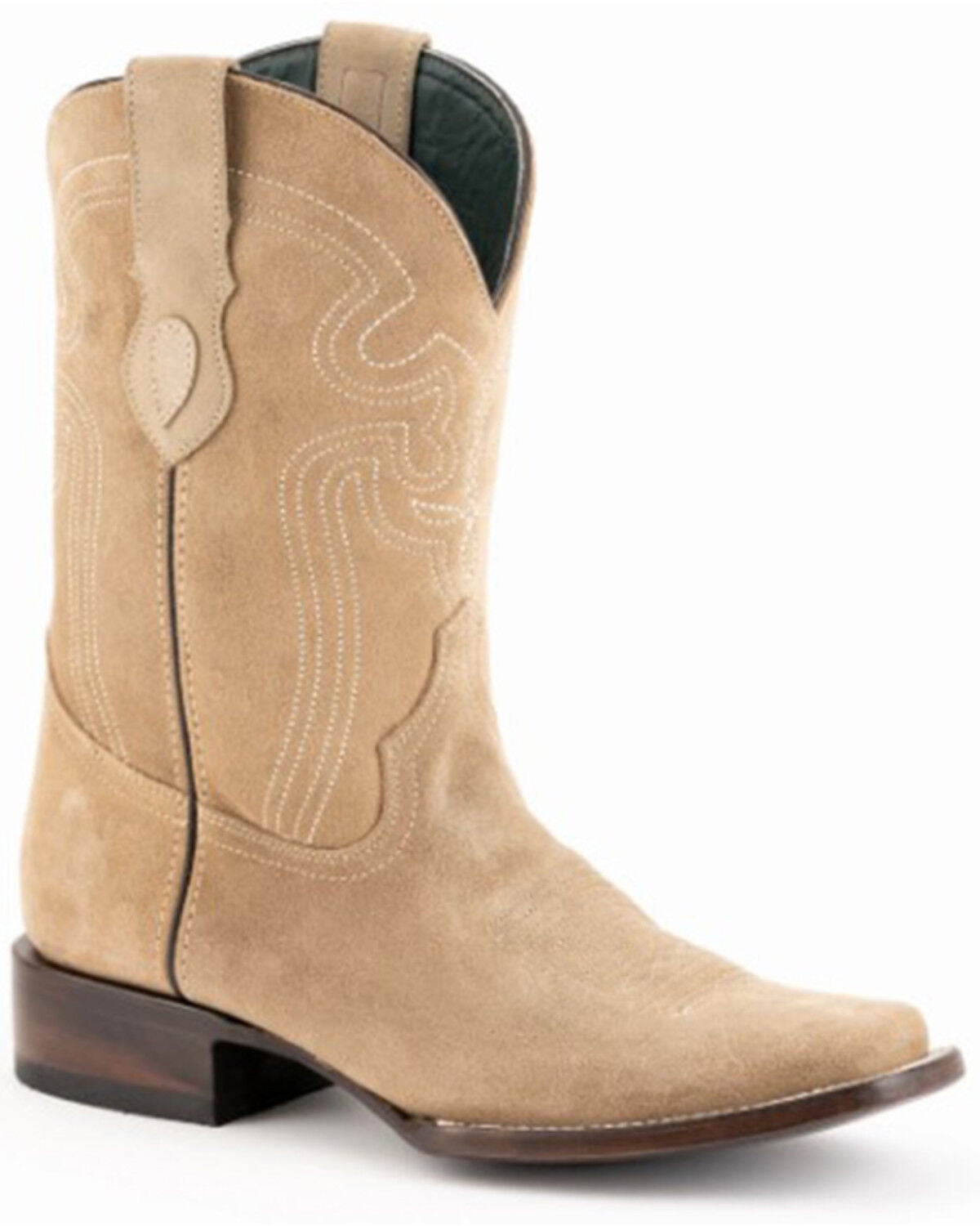 Ferrini Men's Roughrider Roughout Western Boots - Square Toe,