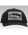 Image #2 - RopeSmart Men's Black On Black Serape Embroidered Patch Mesh-Back Ball Cap, Black, hi-res
